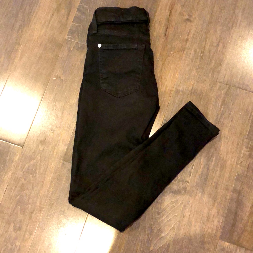 7 Black High Rise Jeans